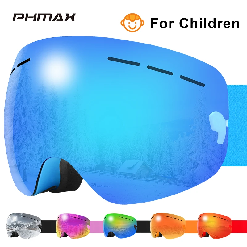 PHMAX Kids Ski Goggles Winter Children 