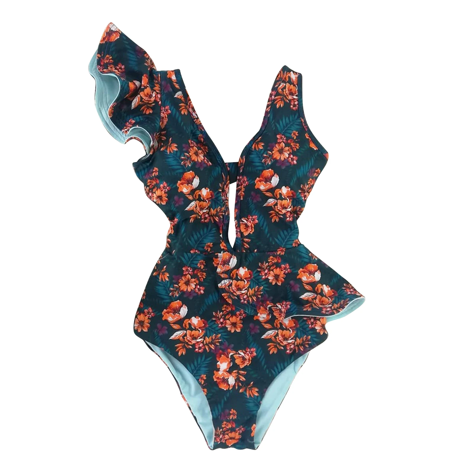 NEW Sexy One-Piece Swimsuit Swimwear Bikini Women Bathing Suit Deep-V Beachwear Bathing Suit Monkini Clothes S-XL