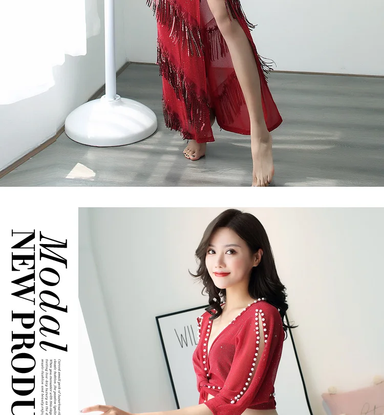 Belly Dance Costume Female Elegant Sequin Tassel Bellydance Dresses Oriental Dance Clothes Belly Dance 2 Piece Set DQL2508