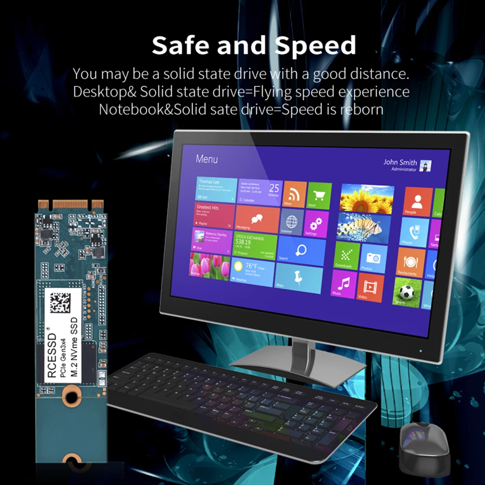 RCESSD M.2 ssd M2 256 Гб PCIe NVME 128 ГБ 512 ТБ твердотельный диск 2280 внутренний жесткий hdd для