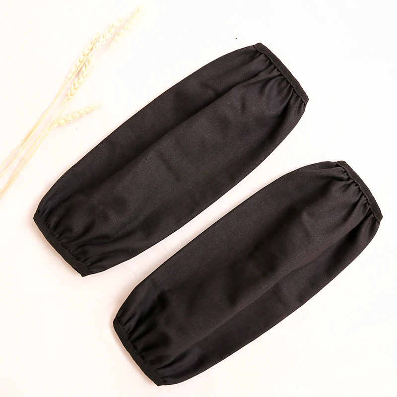 Sleeve 4 Модные джинсовые лоскутные фартуки в японском стиле для кухни кофейня ресторан парикмахерская рабочая фартук шеф-повара униформа официанта - Цвет: Sleeve 4