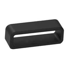 Premium Black Watch Strap Keeper Loop - Secure Retainer Ring Accessories (2 - 10 Pack) for 20mm (Black)
