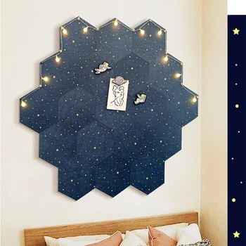 

6 Pcs Planning Agenda Board Pendant Office Room Home Decoration Simple Starry Message Board Photo Home Wall Mural Decorative