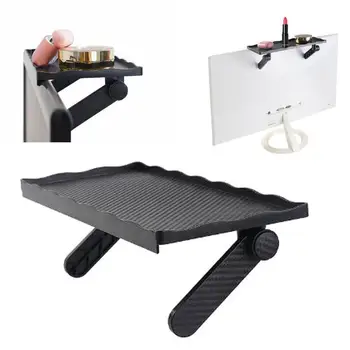 

Upgrade Adjustable TV Screen Top Storage Shelf Rack Shelf Rack Monitor TV Holder Desktop Storage Computer Rack Stand Organizer