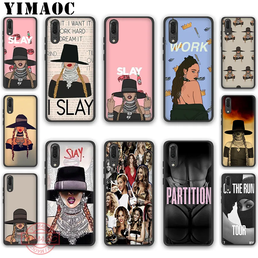 YIMAOC Beyonce Lemonade Hold Up Soft Silicone Case for Huawei P30 P20 Pro P10 P9 P8 Lite 2017 2018 2019 | Мобильные телефоны и