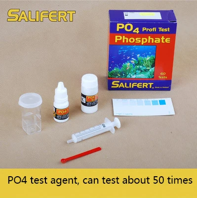 Salifert Seawater Tester Coral Cylinder Water Quality Test CA MG KH NO3 PO4 NO2 PH K SR B English Manual