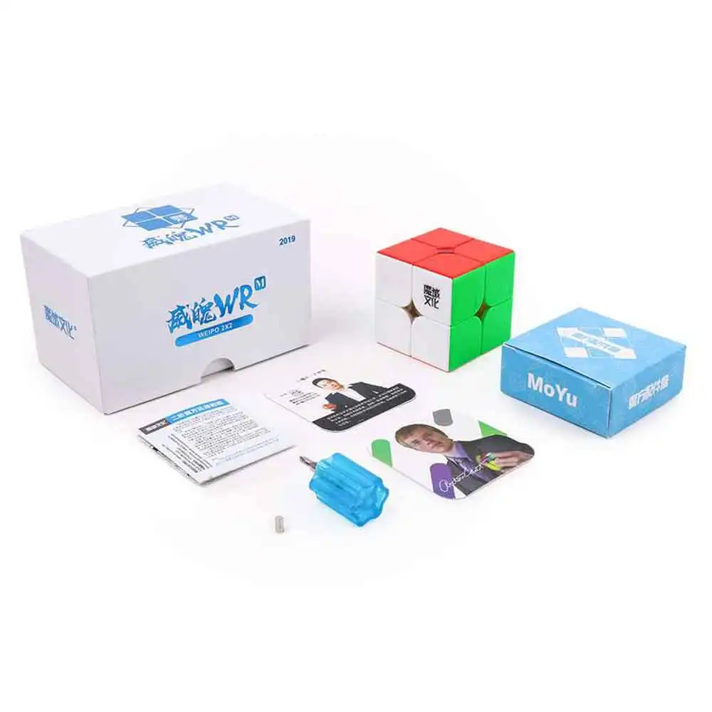 [Picube]MoYu Weipo WR/WR M cubo 2x2x2 Магнитный магический куб головоломка 2x2 скоростной игрушки