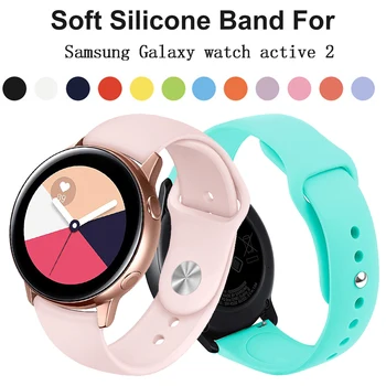 

20/22mm watch band for Samsung Galaxy Watch Huawei watch GT2 46mm 42mm Gear s3 Frontier active 2/1 S2 correa silicone strap 40mm