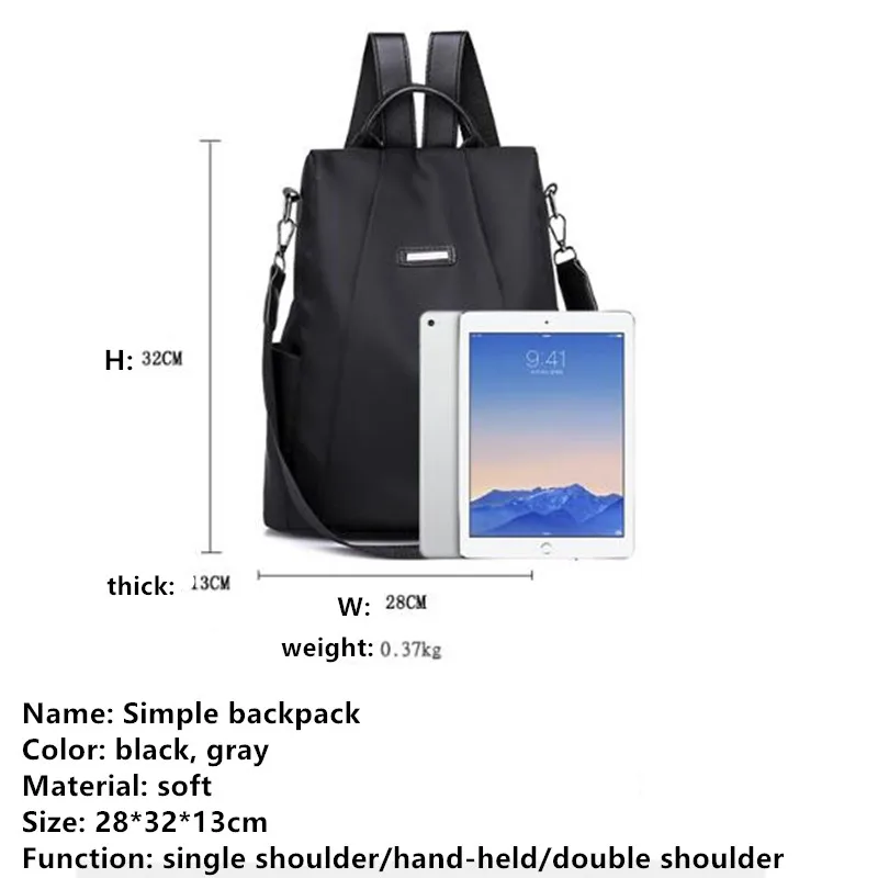 stylish and comfortable backpacks Women's Portable Anti-theft Travel Backpack Girls Casual Canvas Lager Capacity Shoulder Bag Schoolbag Hot stylish backpacks for women