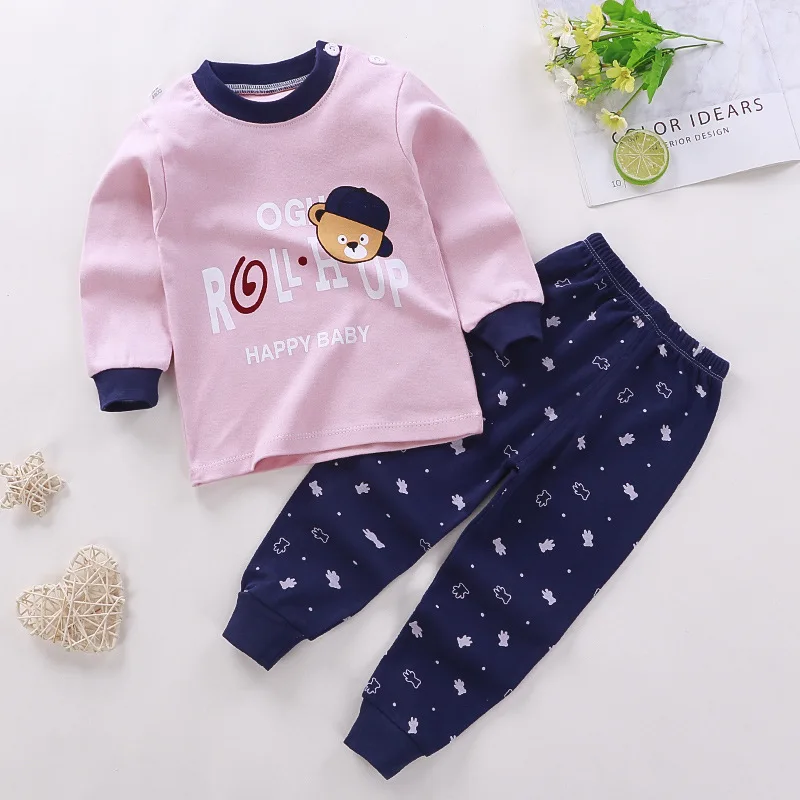 2Pcs/set New Autumn Cotton Baby Boy Clothes For Newborn Clothing Suit Baby Set Newborn Costumes Underwear Set 0-3 Year