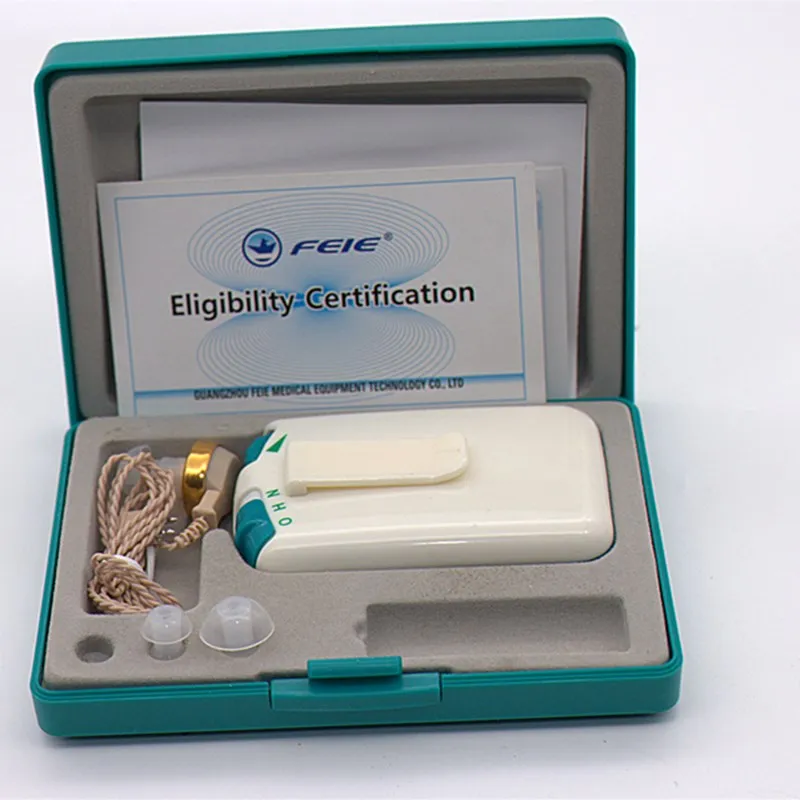 

Siemens Digital Pocket Hearing Aid Pockettio for Moderate to Severe Hearing Loss High Power Hearing Aids S-7B free Shipping