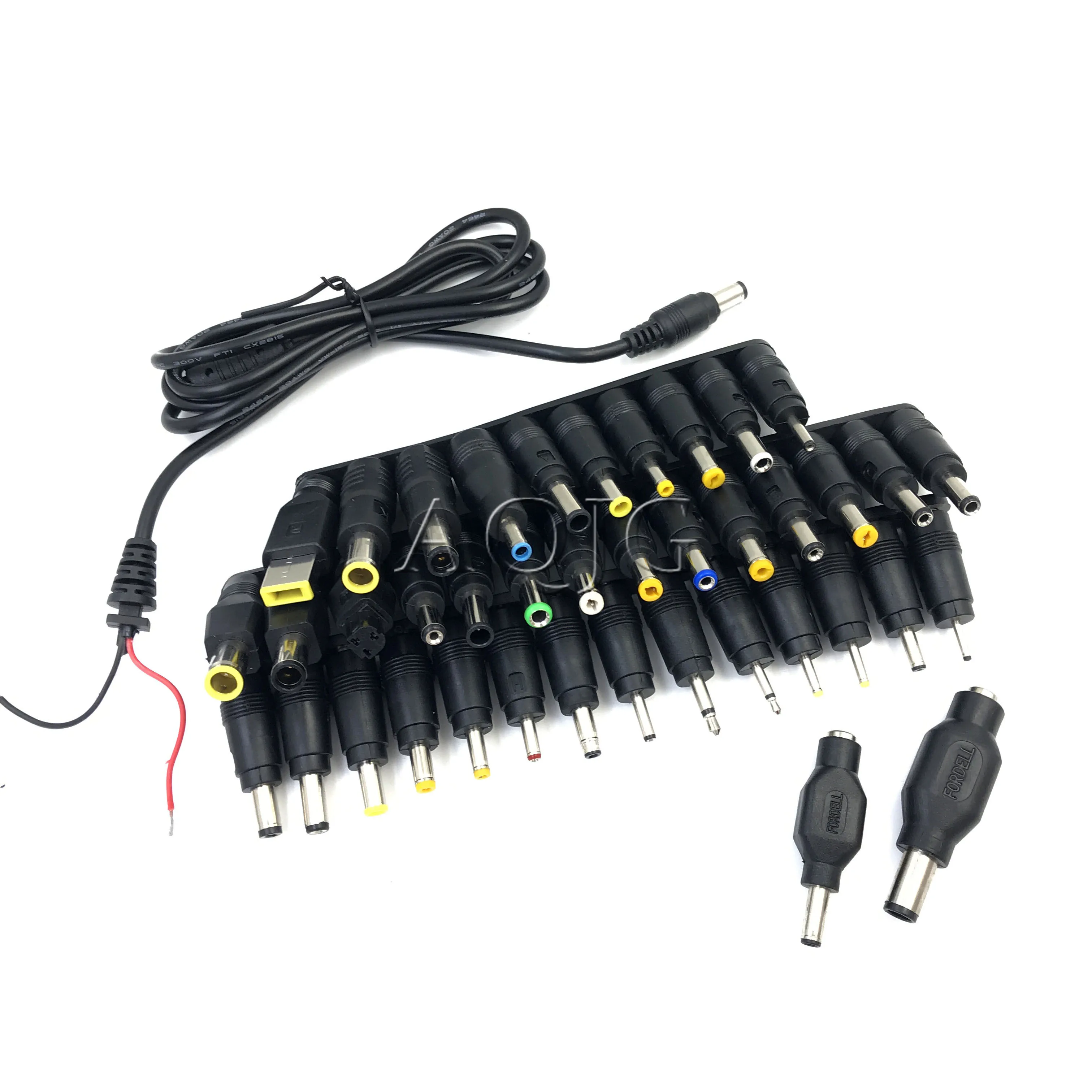 Adaptador de Carregamento de Energia ca para Laptop 40 Unidades 5.5*2.1 mm Conector Fêmea dc para Computador Dicas Conector para Dell Lenovo para hp Notebook