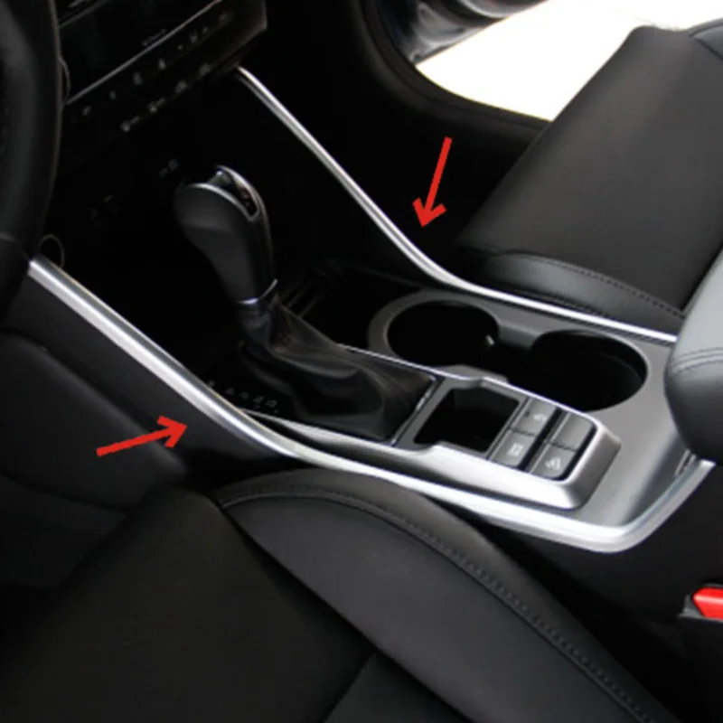 Для hyundai Tucson LHD AT Drive Хромированная ручка переключения передач подстаканник отделка центральной консоли литье интерьер стиль