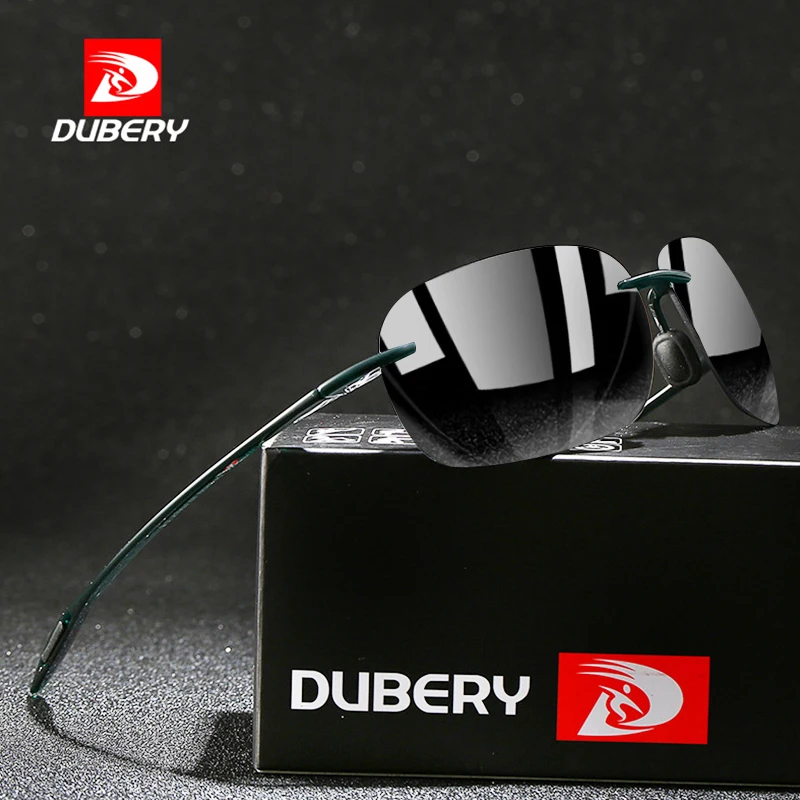 Мужские поляризационные солнцезащитные очки DUBERY 2020 брендовые дизайнерские
