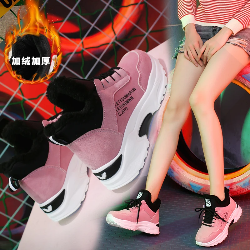 Женская теннисная обувь; Tenis Mujer; Лидер продаж года; tenis feminino; плюшевая теплая уличная спортивная обувь для бега; устойчивые спортивные кроссовки для фитнеса