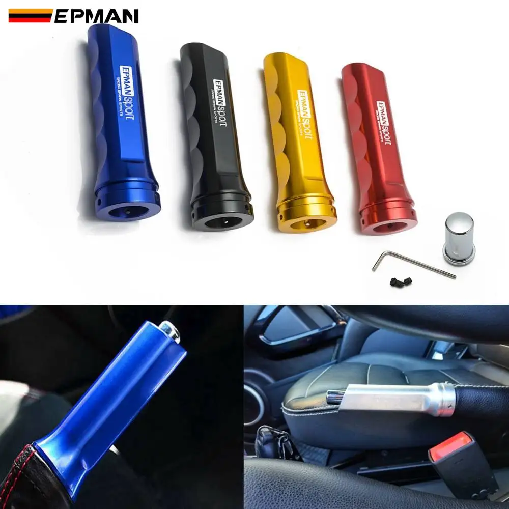 EPMAN Car Handbrake Sleeve Cover Universal Parking Hand Brake Grips Protector Cover EPHBS120