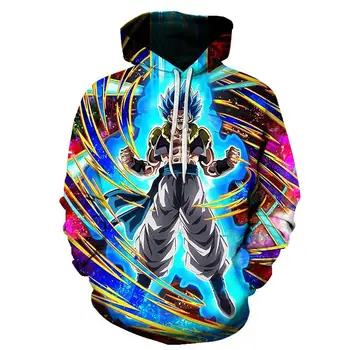 

New Cartoon hoodie seven dragon ball Z pocket hooded sweatshirt sleeves for men and women wearing a new hoodies Asian size s-6xl