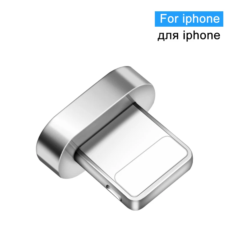 Elough E04 Магнитный зарядный usb-кабель для iPhone XR Micro USB кабель Тип C кабель Магнитный зарядный кабель Быстрая зарядка кабель для передачи данных - Цвет: iphone plug no cable