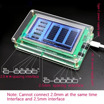 

1-24 Battery String Voltage Tester, Support Mixed Insertion, Measurement Accuracy 3mv
