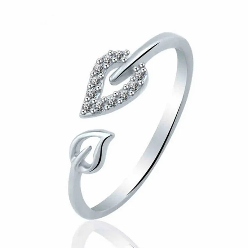 Новинка! Модные кольца в форме сердца из сплава для влюбленных, подарок на день Святого Валентина