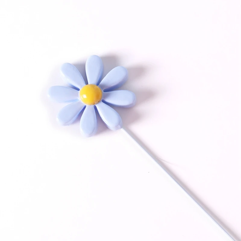 4pcs resin flower bl Детские вечерние украшения для торта в виде снежинок и супергероев из мультфильма для мальчиков и девочек - Цвет: 4pcs resin flower bl