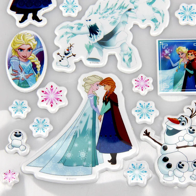 Disney Kids DIY Sticker Frozen Puzzle Handmade Stickers For Children Book Bubble Sticker Cartoon Pegatinas Autocollant Enfant Disney Kids DIY Sticker Frozen Puzzle Handmade Stickers For Children Book Bubble Sticker Cartoon Pegatinas Autocollant Enfant