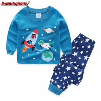 

Jumpingbaby 2019 Boys Pajamas Kids Clothes Pyjama Enfant Pajama Set Baby Boy Nightgown Pijamas Conjunto Infantil Toddler Pjs New