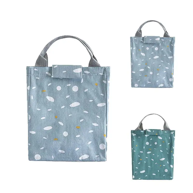 

Portable Lunch Bag 2019 New Thermal Insulated Lunch Box Tote Cooler Bag Bento Pouch Lunch Container School Food Storage Bags