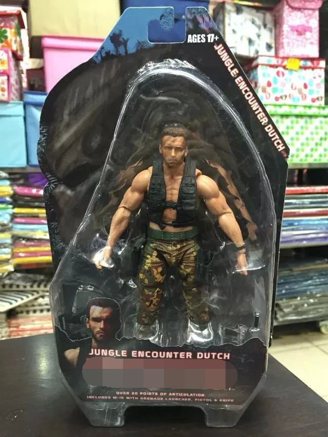 Alien VS Predator 25th появление воды джунгли Маскировка enjoke Dutcch ПВХ фигурка Коллекционная модель игрушки " 18 см KT1815
