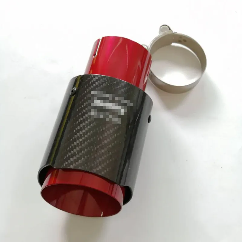 1 шт. Akrapovic выхлопные трубы для автомобиля глянцевый карбоновый глушитель