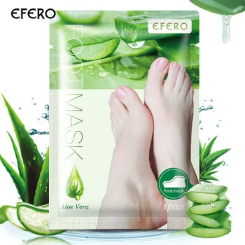 

EFERO Aloe Exfoliating Foot Mask Fruit acid natural fruits vegetables 1Pair