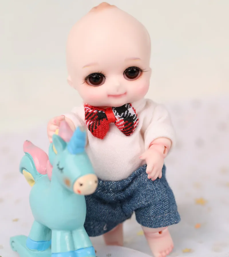 1/8 масштаб 12 см BJD кукла милая BB BJD/SD смола фигурка кукла DIY модель игрушка подарок. Полный набор с одеждой, обувью, париком A0121NAPPYchoo