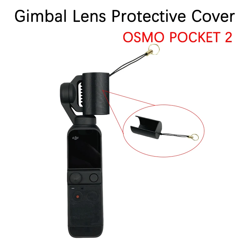 Per Dji Osmo Pocket 2 Gimbal Lens Cover Protettiva Sport Camera Screen Guard Cap Action Camera Accessori