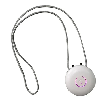 

Portable Mini Air Purifier Wearable Purifier Necklace Negative Ion Generator USB Personal Air Freshener for Adults/Kids