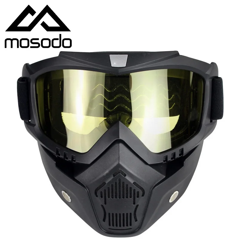 Классический стиль, Ретро Маска с прямым отверстием, очки, бездорожье, защитные очки, ветрозащитные, песочные, черные и белые, два цвета, Se