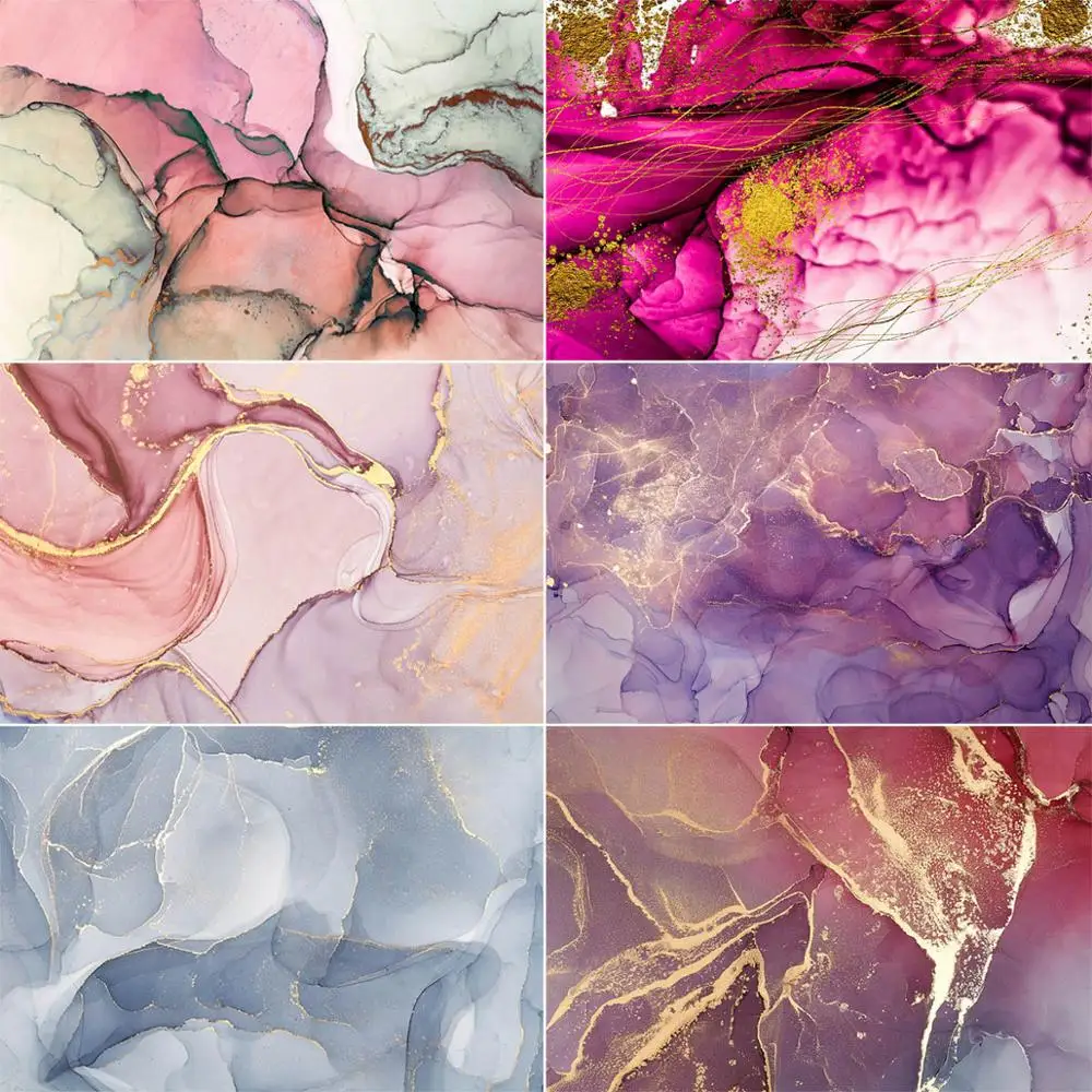 

Mocsicka Marble Photography Background Pattern Texture Abstract Gradient Baby Portrait For Photo Studio Photophone Photocall