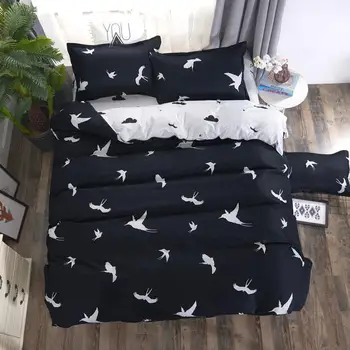 

38 4pcs Girl Boy Kid Bed Cover Set Duvet Cover Adult Child Bed Sheets And Pillowcases Comforter Bedding Set 2TJ-61021