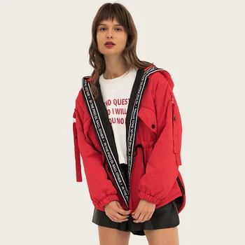 

Autumn Winter New Casual Loose Solid Warm Coat Women Outerwear Jacket Hooded