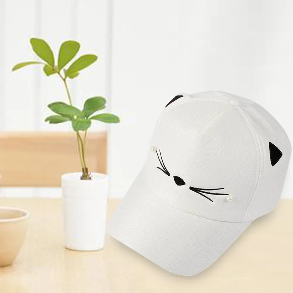 Демисезонная бейсболка модные уши козырек спортивная дышащая Кепка Snapback для женщин Хип Хоп Регулируемый головной убор# YL5