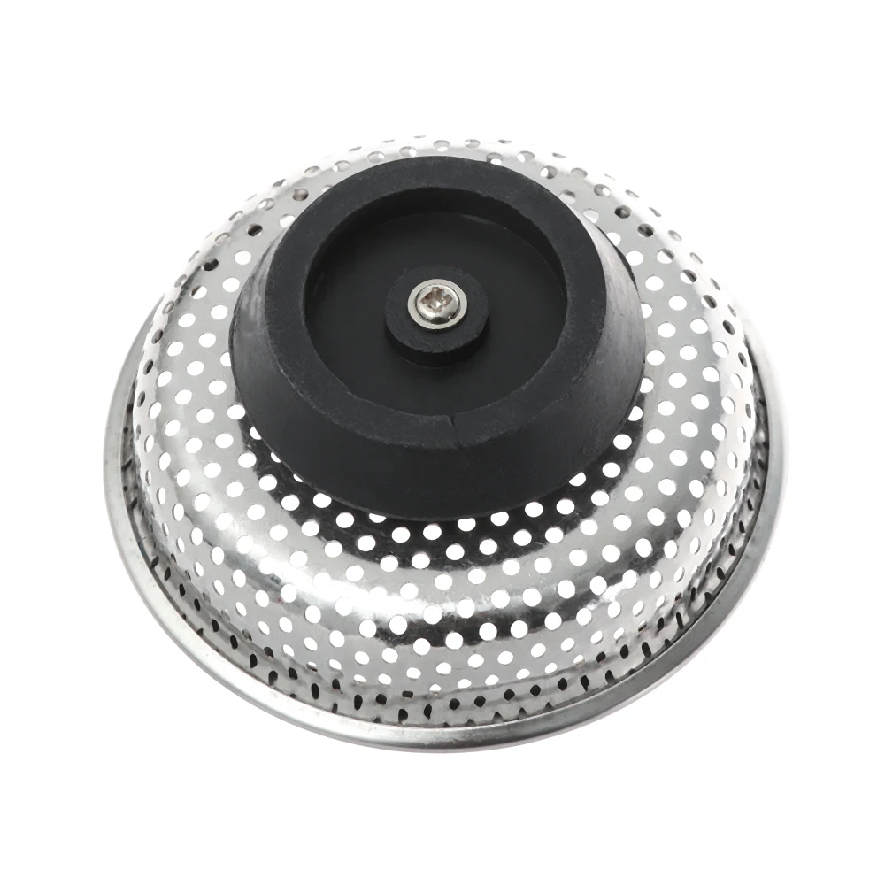 1/2PCS Stainless Steel Mesh Bathroom Basin Sink Drain Stopper Filter Basket Kitchen Waste Sink Strainer Disposer Plug Clean Tool