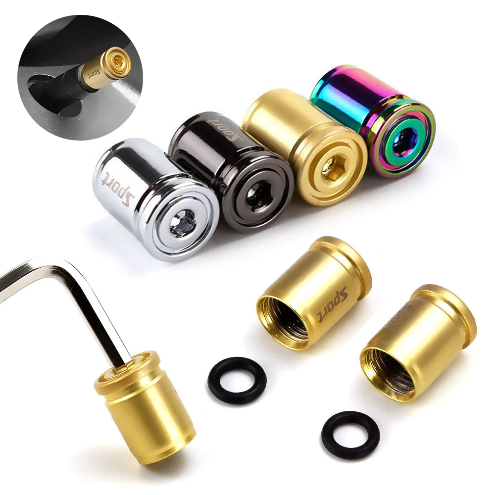 Antitheft Sport Tire Valve Dust Caps Dustproof Tire Cap Valve Stem
