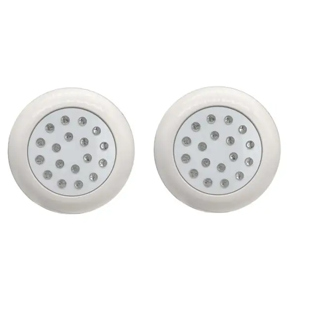 2pcs/4pcs 12V Underwater Lights IP68 Underwater Lamp Ambient Light Wall Mounted Led Seven Color RGB Swimming Pool Light New 2pcs