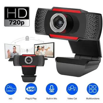 

480P/720P Webcam HD Web Camera with Built-in HD Microphone 480P/720P USB Web Cam Widescreen Video for Computer PC Laptop
