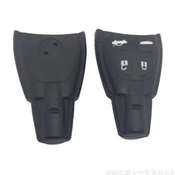 

New Replacement Key Shell For SAAB 93 95 9-3 9-5 4 Button Car Remote Rubber Key Fob Case Micro Switches