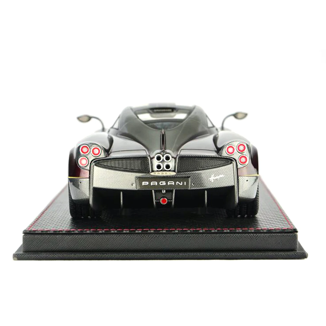 1:18 Модель автомобиля Pagani HUAYRA Модель Коллекция декор с основанием пылезащитный чехол-угольно-серый