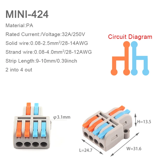 5PCS MINI 424M