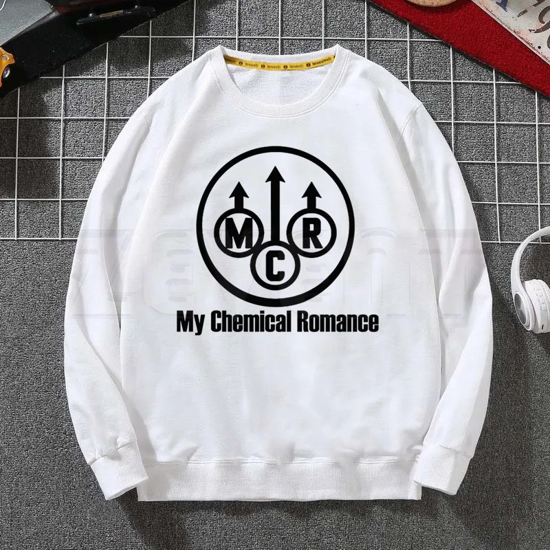 K My Chemical Romance Harajuku однотонные толстовки Модные мужские/женские толстовки с длинным рукавом Уличная Толстовка - Цвет: K