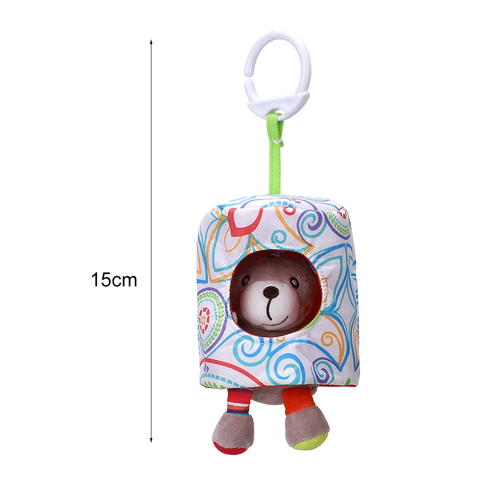 

2019 Toddler Cute Cotton Baby Carriage Hanging Doll Little Animal Plaything Pendant Toy New Hide and Seek Toys New