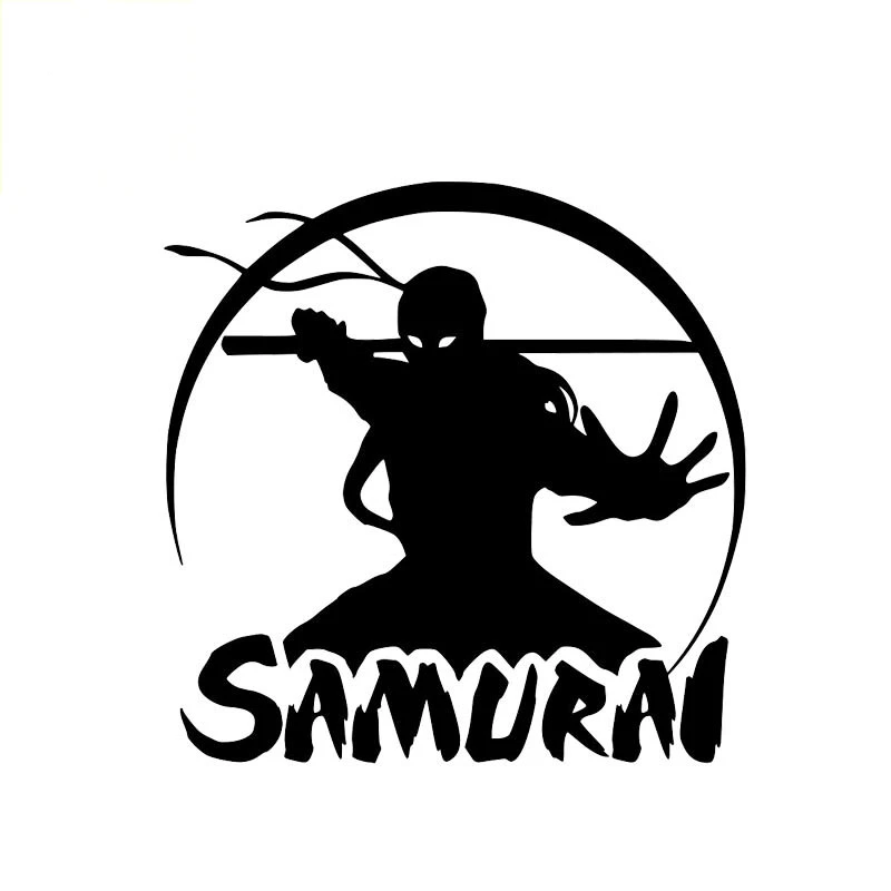 

Cool Car Sticker Japan Samurai Fighting Moving Warrior Waterproof Vinyl Decal for Motorcycle JDM Lexus Suzuki,13cm*13cm