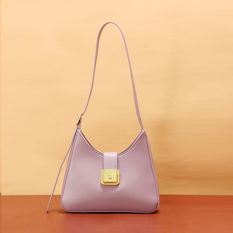 

Senior sense bag female 2020 new simple Korean version of the foreign one-shoulder armpit bag niche commuter retro French bag
